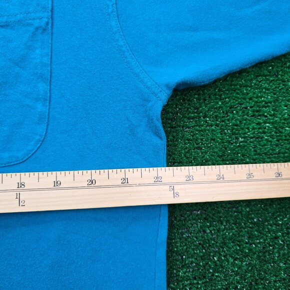 Chaps Ralph Lauren Tshirt Mens Large/XL Teal Vintage Y2k Summer Beach Casual - Picture 3 of 7